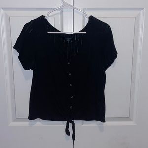 Black American Eagle button up dress shirt size L